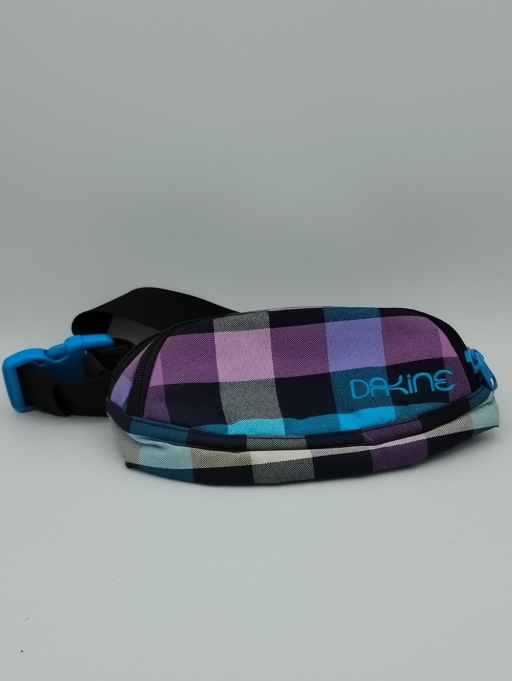 Dakine Purple and Blue Plaid Hip Pack